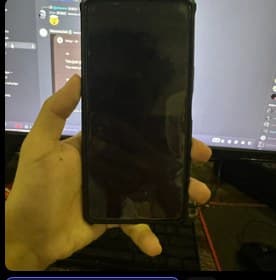 The old phone, screen dark